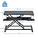 immagine 1FITUEYES Altezza Regolabile Scrivania in Piedi con Vassoio per Tastiera SD308001WB