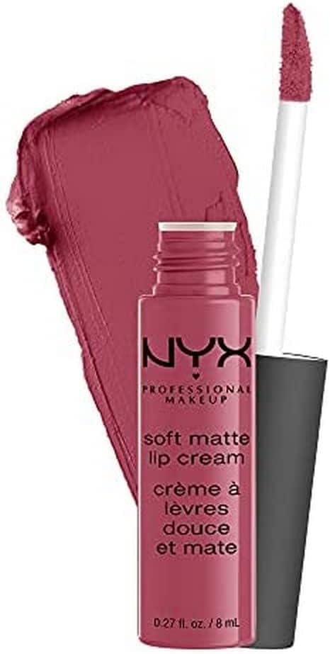 Soft Matte Lip Cream, Lightweight Liquid Lipstick - Sao Paulo (Bubblegum Pink)
