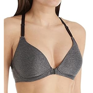 Warner's Women's Play It Cool Moisture-Wicking Wireless Racerback Bra RM4281A, Dark Gray, 36B