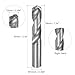 uxcell Solid Carbide Drill Bit, 10mm (0.394