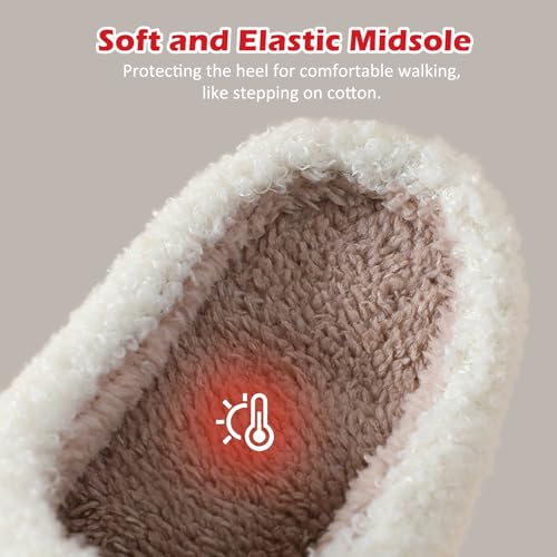 bolukets House Slippers for Women and Men, Retro Soft Warm Fuzzy Cherry Slippers, Casual Couple Fluffy Winter Strawberry Slippers for Indoor Bedroom4