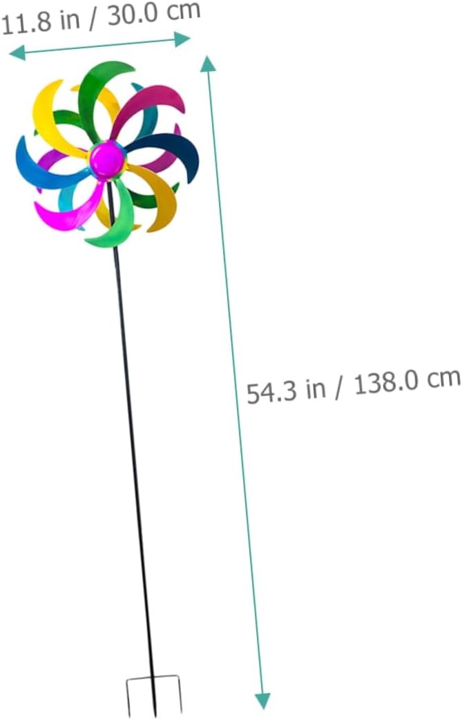 Windmill Decor for Party Outdoor Wind Spinners Garden Accessories Pinwheel Toy