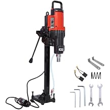 Diamond Core Drilling Machine, 9In Wet&Dry Concrete Core Drill Rig With Stand