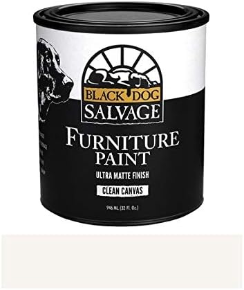 Black Dog Salvage Furniture Paint"Clean Canvas" White Quart