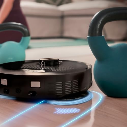 Cecotec Robot Aspirateur et Laveur de Sol avec Base Autonettoyante et IA Conga X80 Pro. 25000 Pa, Auton 240m², Technologie Adaptative, Désinfection des Serpillières, Bluetooth et WiFi, App Control - 7