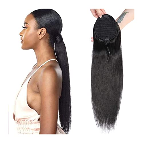 Extensiones de cabello humano brasileño sin procesar estilo cola de caballo 1