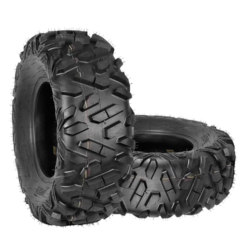 Garvee 2 Pack 26x9-12 ATV UTV Tires 6-Ply All-Terrain Tubeless Tires for Daily Work, Hunting & Recreational Riding on ATV, UTV, Quad and 4 Wheeler