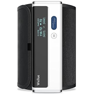 Wellue BP2A Smart Blood Pressure Monitor - Wireless Uppr Arm Cuff Bluetooth BP Machine with One Piece Design, Stores Historical Data and Connects Easily to The APP for iOS & Android