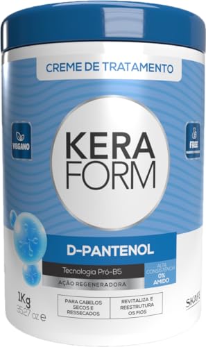 Skafe - Linha Keraform (Tratamento) - Creme Intensivo D-Pantenol 1 Kg - (Keraform (Treatment) Collection - D-Panthenol Intensive Cream Net 32.27 Oz)