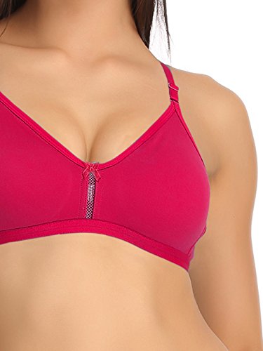 Image of Clovia Women Cotton Non Padded Non Wired Full-Coverage Bra