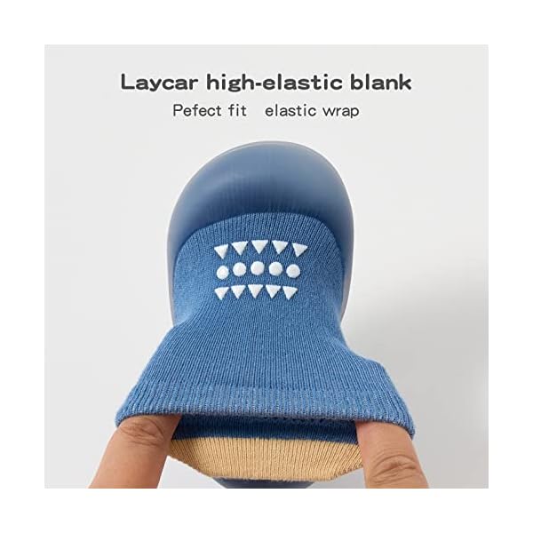 Bearbay Baby Sock Shoes Baby Walking Shoes Infant Non-Slip Breathable Slippers with Soft Rubber Sole Baby Boys Girls Sneakers
