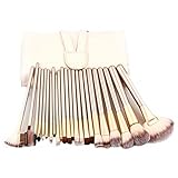 Lm Kit Pincel De Maquiagem Com 24 Peças E Estojo (Bege)