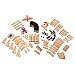 Melissa & Doug Wooden Railway Set, 130 Pieces