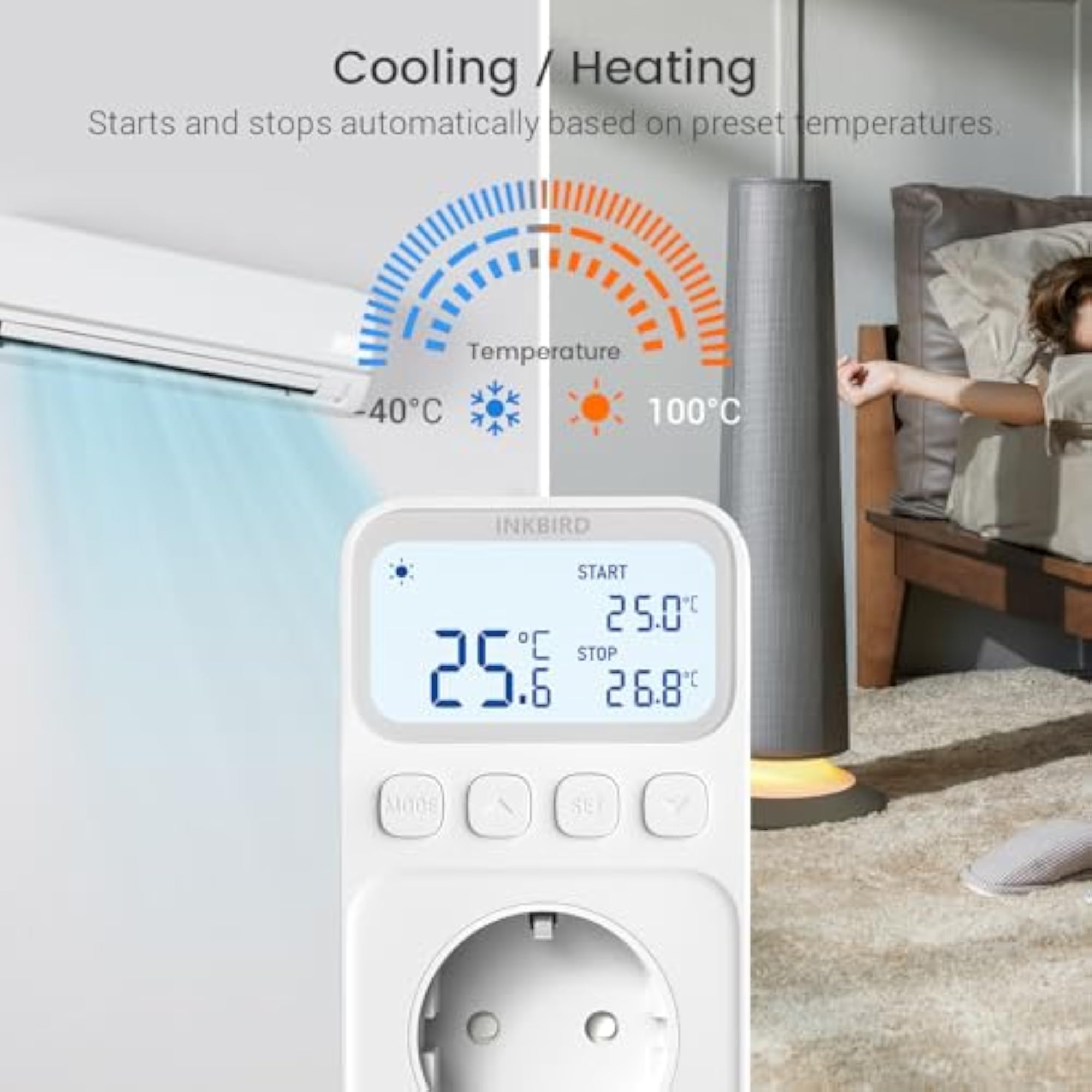 Temperature Controller Timer Thermostat C226T