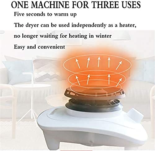 Secadora de roupas elétricas, secador de roupa elétrica portátil 1200W design silencioso de alta pot