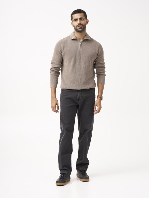 Image of The Pant Project Relaxed Fit Stretchable Jeans for Men | Mens Stylish Denim Cotton Pants