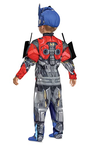 Disguise Optimus Prime Toddler Costume, Official Transformers Rise Of The Beasts Muscle Padded Costume And Mask, Size (2T) #TOP1