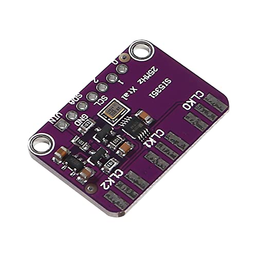Image of 2PCS Si5351A I2C 25MHZ I2C High Frequency Signal Generator Breakout Board Signal Generator Clock 8KHz-160MHz DC 3V-5V
