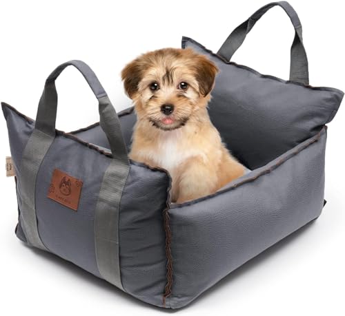 Autositzbett für Hunde Katze- hochwertige Stoffsicherheit, Mehrzweck-Haustierbett mit verdicktem...