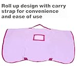 EVERYDAY KIDS Toddler Nap Mat with Removable Pillow -Princess Storyland- Carry Handle with Fastening Straps Closure, Rollup Design, Soft Microfiber for Preschool, Daycare, Sleeping Bag -Ages 2-6 years - Image 5