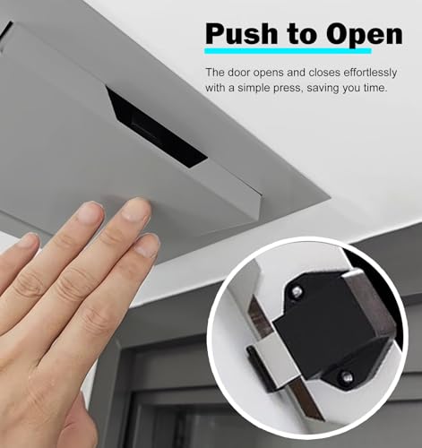 Pannello di accesso in metallo per impianti idraulici e soffitti con apertura a pressione per cartongesso e soffitti, facile da installare, ideale per la ristrutturazione e la manutenzione della casa