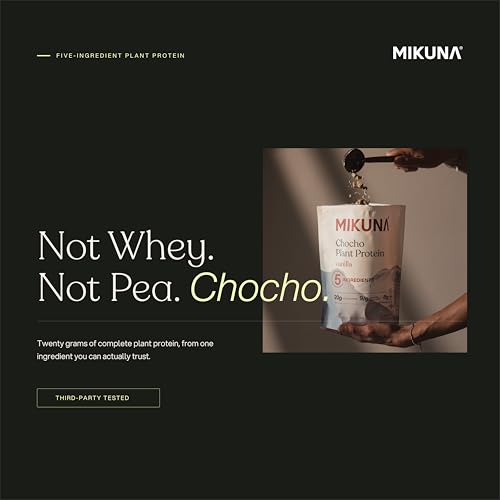 Image of Mikuna Chocho Plant Protein Powder, Vanilla - 20g Protein, 8g Fiber - Third-Party Tested, Vegan, Lectin Free - 15 Servings