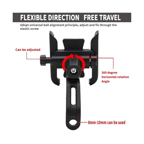 Support de téléphone Moto XMAX anti-vibration guidon GPS Vv-4