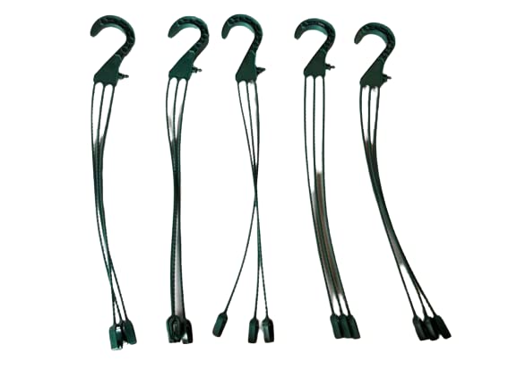 Gone Potty Dark Green Hangers For Hanging Pots
