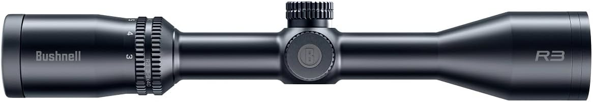 Bushnell R3 Riflescope, HD Optical System, EXO Barrier, IPX7 Waterproof, for Hunting and Shooting