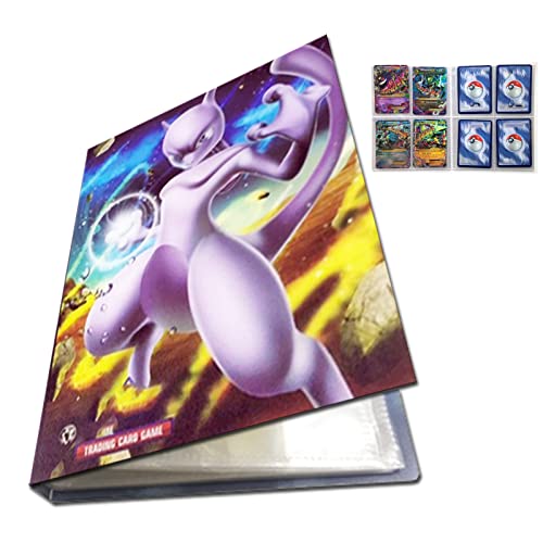 Album Para Cartas, Albunes Tarjetero, Álbum de Tarjetas de 4 Bolsillos 30 Páginas Contiene Hasta 240 Tarjetas F03 Cover