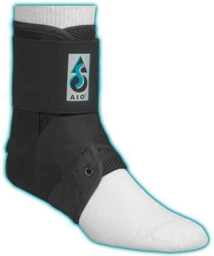 Med Spec ASO Ankle Stabilizer Orthosis, Black, X-Small by MedSpec