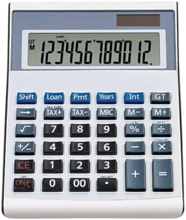 Power Tools For Victor 6500 12-Digit LCD Executive Desktop Loan Calculator 14751065003 Mod-C26PO-7234
