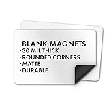 Generic Blank Magnets for Vehicles Magnetic Car Signs DIY Plain White Magnets Sheets Large BM0001 Bl