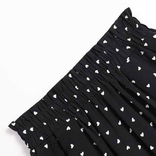 Women's Elastic Waist Pleated Skirt in Spring Summer and Autumn Leisure High Waist Skirt with Pockets3