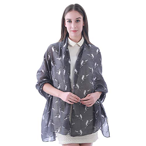 Lina & Lily English Springer Spaniel Dog Print Large Scarf Shawl, Gift for Dog Lover4