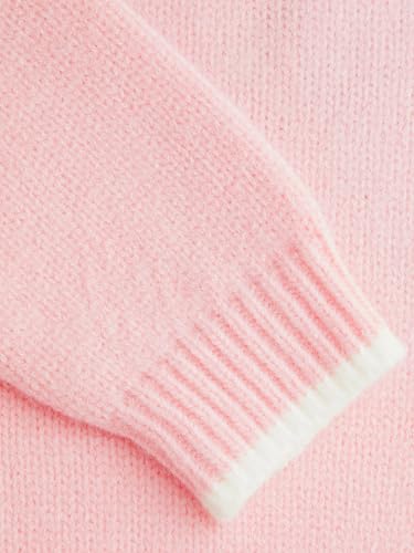 Image of CIDER Women's Fall Sweaters Long Sleeve Cute Sweaters Bear Graphic Crewneck Soft Knit Casual Cropped Pullover