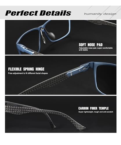 Image of Polarized Sunglasses for Men Rectangular Classic Al-Mg Metal Frame Sun Glasses Mens Sunglasses with UV Protection