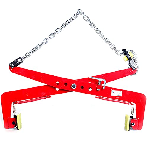 Iroejt Color Transport Stone Clamps, Adjustable Beam Jaw Opening, Vertical Plate Lifting Clamp For Lifting And Transporting Marble, Stone, And Roadside Materials， 17Inch