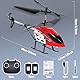 IEEILULU Helikopter ferngesteuert, RC Hubschrauber, 2.4G Hubschrauber Ferngesteuert mit LED-Licht, RC Heli mit Schwebefunktion, Indoor Spielzeug Geschenk für Jungen Mädchen Erwachsene (Rot)