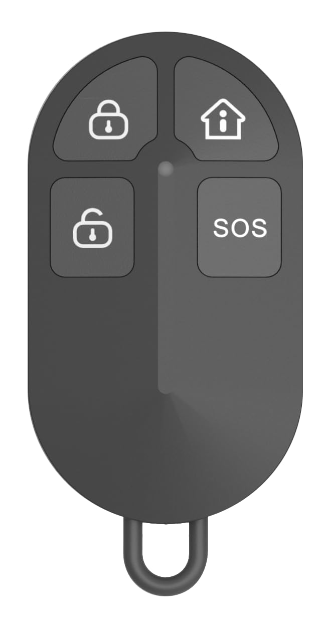 Safe2Home hochwertige Fernbedienung für Funk Alarmanlage Serie SP310 Safe2Home (Nicht SP110 /SP210) - mit Rolling Code - LTE Alarmsystem für Haus