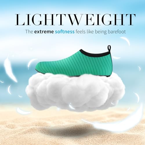 Image of Homitem Water Shoes for Women Men Aqua Socks Swim Beach Pool River Slip-On Barefoot Quick-Dry Vacation Cruise Essentials Accessories for Yoga Kayak Sports