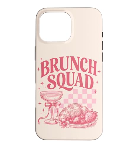 Brunch Squad Breakfast Lovers �N�����b�T�� �~���U �s���N �X�}�z�P�[�X iPhone 16 Pro Max �p