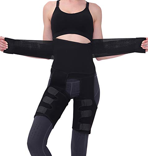SportsWell Women Waist Trainer for Women 3-in-1 Waist Thigh Trimmer Hip Enhancer Butt Lifter Shaper