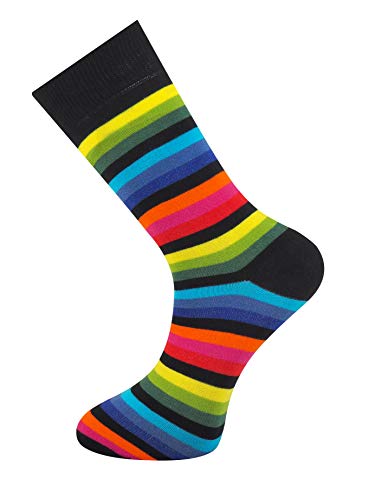 Mysocks Calcetines de rayas nuevo arcoiris oscuro Cover