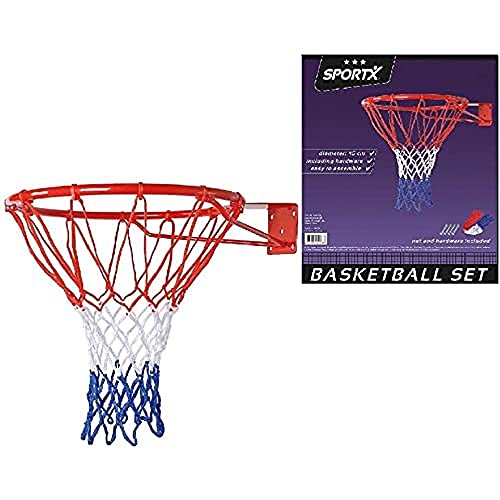 Sportx Basketball Hoop - Red/White/Blue