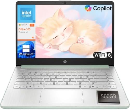 HP Essential Laptop 2026, Intel CPU, 128GB Storage, Office 365, W...