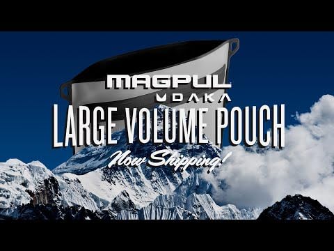 Image of Magpul DAKA Volume Pouch Zippered Tactical Range Tool and Gear Bag, Medium 3L, Black