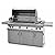 Solaire 56" Cart Grill With Dual Side Burner, Rear Ir Burner, And Rotisserie