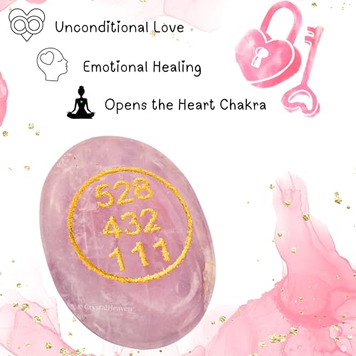 Image of Certified Rose Quartz Zibu Symbols Crystal For Love Switch