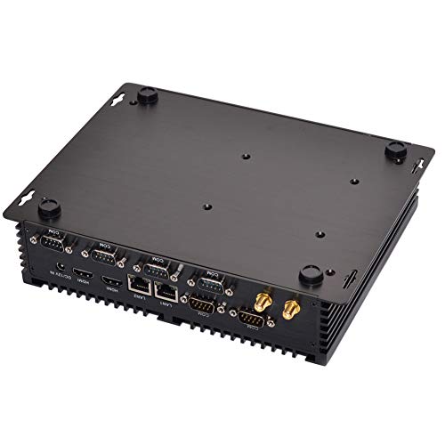 Image of i5 CPU, Fanless Mini PC, 4GB RAM, 128GB SSD, HD Graphics 4400, 6xCOM RS232, 4xUSB 3.0, 2xNICs, 2xHD